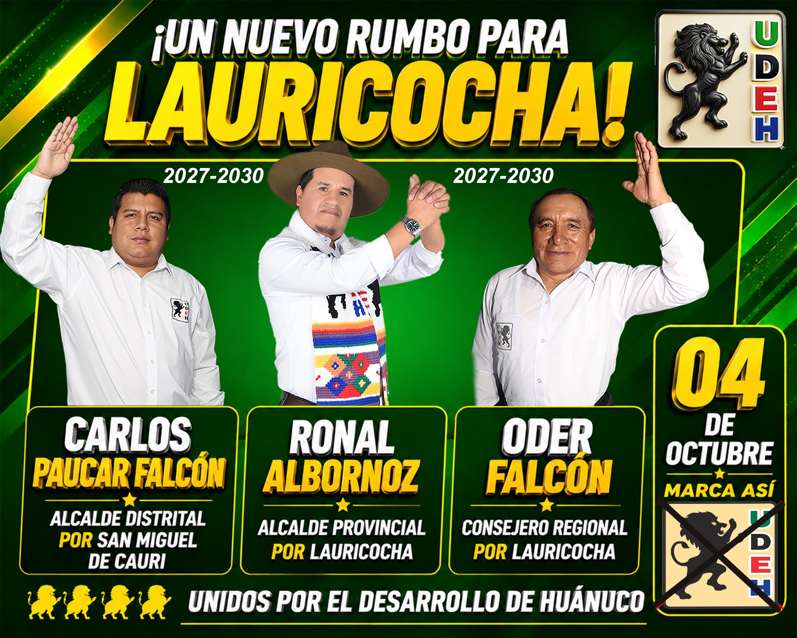 Grupo de candidatos regidores UDEH - Foto 1